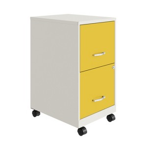 Space Solutions 18" Deep 2-Drawer Letter Width Vertical File Cabinet - 1 of 4