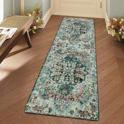 Lahome Fashion-Inspired Washable Faux Cashmere Floor Mat-Soft Carpet for Living Room, Bedroom,or Entryway