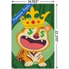 Trends International Tiger with Crown Unframed Wall Poster Prints - 3 of 4