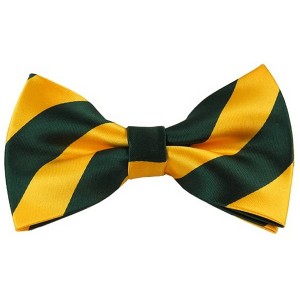 Men's 2.75 W And 4.75 L Inch With Pre-Tied College Stripe Bowtie - 1 of 3