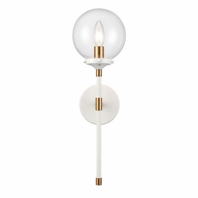 Elk Home Boudreaux 1 - Light Wall Light in  Matte White