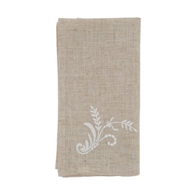 Saro Lifestyle Embroidered Cloth Table Napkins (Set of 4)