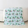 Comfort Ultra-Plush Flannel Blanket Christmas Plaid Christmas Tree. - 2 of 4