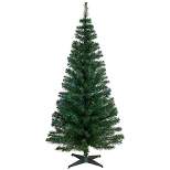 Northlight 6' Multi-Color Fiber Optic Pine Christmas Tree