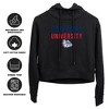 Gonzaga University Stacked Cropped Hoodie Pullover Sweatshirt - 2 of 4