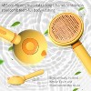 BABYYER Cat Hair Brush with Release Button, Cat Grooming Brush for Long or Short Hair Dogs, Cat Combs for Pet Massage Self-Cleaning Cat Hair Brush - 2 of 4