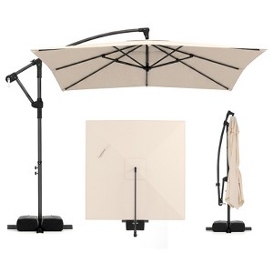 7 piece patio dining set with umbrella home depot Sour citrus 7-Piece Outdoor Dining Set: Round Patio Table With Umbrella  Hole, 4 Textilene Chairs, Umbrella and Base for Garden SDC1-T4U