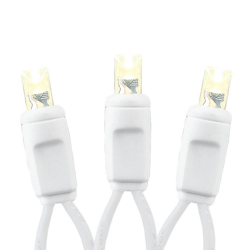 Novelty Lights LED Christmas/Wedding String Lights 100 Mini Bulbs (White Wire, 50 Feet), 4 of 10