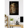 Trends International Reinders: Animals - Lion Boss Crown Framed Wall Poster Prints - 2 of 4