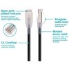 Monoprice Cat6A Ethernet Patch Cable - 15 Feet - Black | Snagless, Double Shielded, Component Level, CM, 30AWG, Networking Cable LAN Modem Router - 3 of 4
