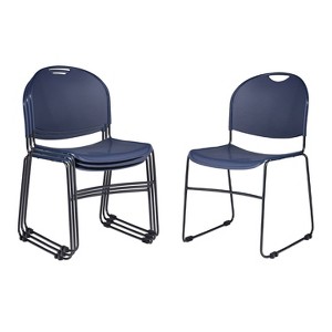 Hampden Furnishings 4pk Naomi Collection Ultra Compact Stack Chair - 1 of 4