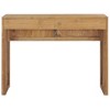 Console Table Natural Teak Solid Teak Wood 39.4x13.8x29.5 in - 3 of 4