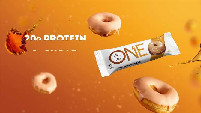 ONE Bar Protein Bar - Maple Glazed Doughnut - 4ct, 2 of 5, play video