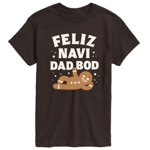 Men's - Instant Message - Feliz Navi Dad Bod Short Sleeve Graphic T-Shirt - 1 of 4