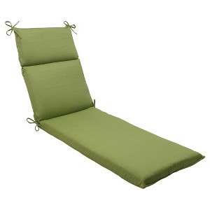 Outdoor Chaise Lounge Cushion - Green Forsyth Solid