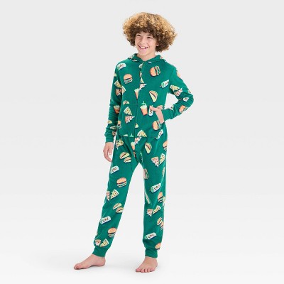 Boys' Long Sleeve Union Suit - Cat & Jack™ Green M