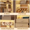 Aheaplus 48" Closet System with 5 Wood Drawers - 3 of 4