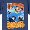 Naruto Classic Character Group and Title Logo Women's Navy Blue Graphic Tee - 2 of 2