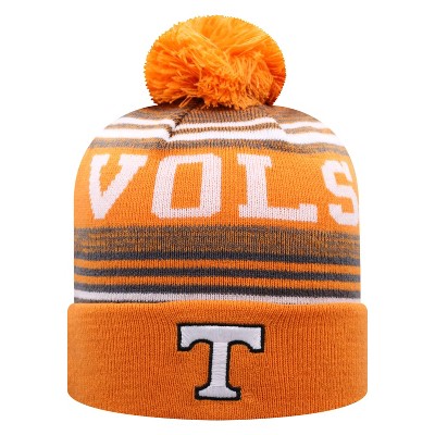 NCAA Tennessee Volunteers Men's Rupture Knit Cuffed Beanie with Pom