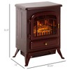 NAYSAYE Indoor Fireplace Freestanding Stove with Realistic Flame Effect for Living Room, Red, 16.25"*11"*21.5" - 3 of 4