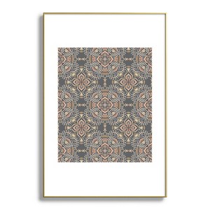 Pimlada Phuapradit Kaasni Gray Metal Framed Art Print - Deny Desings - 1 of 3