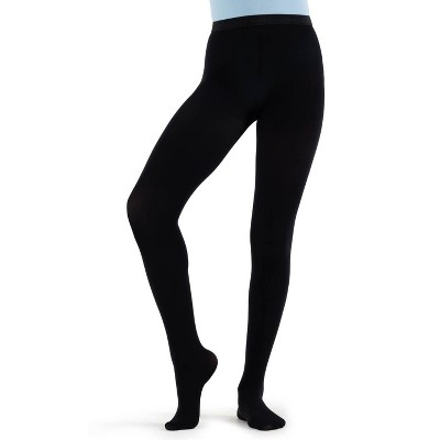 CAPEZIO TRANSITION 1916 convertible ladies TIGHTS 8 Colors selfknit waist