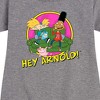 - Hey Arnold! - Arnold and Friends Graphic Short Sleeve Fleece Dress - 2 of 4