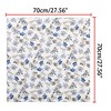Allegra K Women's Chiffon Floral Print Square Scarves Kerchief Neck Scarf Neckerchief - 3 of 4