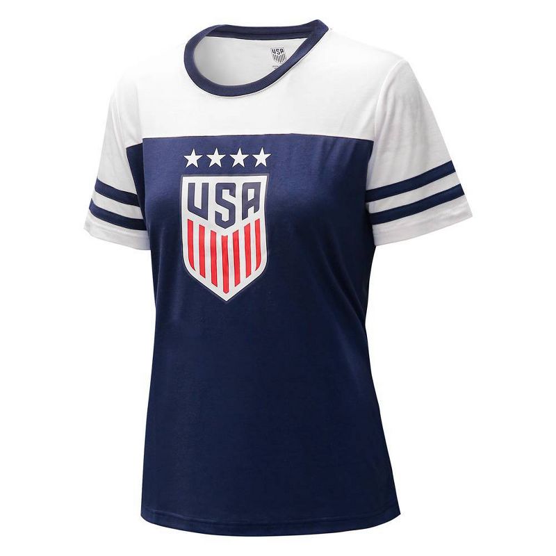 USA Soccer Women's World Cup USWNT Fashion T-Shirt, 1 of 4