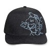 Pokemon Center Blastoise Charcoal Flat-Bill Hat (One Size-Adult) - 3 of 4