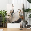 Costway 2-Piece Metal Crane/Flamingo Garden Statue Sculpture Set Outdoor Yard Lawn Decoration - 2 of 4