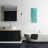 Stupell Industries Bathroom Rules on Turquoise, 13" x 30" - 2 of 4