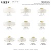 Livex Lighting Meridian 2 - Light Semi-Flush Mount in  Satin Brass - 3 of 4