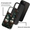 BONGEEK Case Compatible with iPhone 11Pro,Scratch Resistant Hybrid 2-Layer Hard Shell Bright Phone Case,Christmas Retro Snowman Green Colorful - 3 of 4