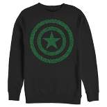 Men's Marvel St. Patrick's Day Captain America Clover Shield Sweatshirt