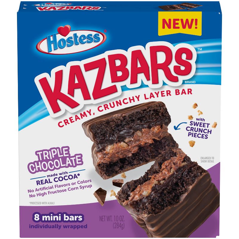 Hostess Triple Chocolate Kazbars - 10oz / 8ct, 4 of 11