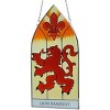 Slickblue Set of 2 Hanging Glass Panels – Welsh & Scottish Symbols for Home Accent or Gift Idea - 3 of 4