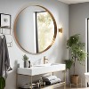 PexFix Modern Round Metal Deep Framed Mirror Decorative Wall Mirror - 3 of 4