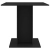 vidaXL Dining Table Black 31.5"x31.5"x29.5" Engineered Wood - 3 of 4