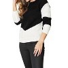 Women's Feminine Openwork Knit Sweater - Double Take - 3 of 4