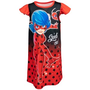 Miraculous Ladybug Girls Nightgown Pajamas Toddler to Big Kid - 1 of 4