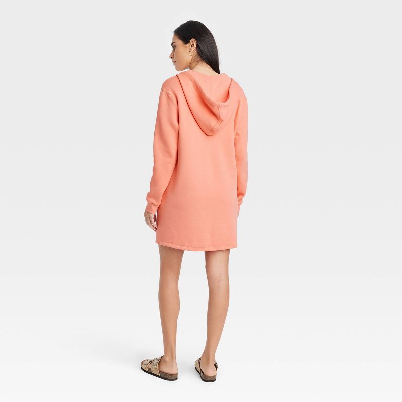 Women's Long Sleeve Mini Fleece Tunic Dress - Universal Thread™, 3 of 5