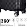 Luggage Sets, 3 Piece Luggage Expandable Suitcase Set, Carry Hardshell 4-Wheel Spinner Luggage w/TSA Lock, Clearance Suitcase Sets (20"/24"/28") - 3 of 4
