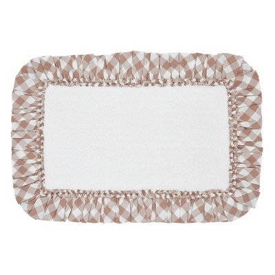 April & Olive Annie Buffalo Portabella Check Bathmat 20x30 VHC Brands