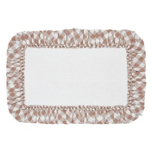 April & Olive Annie Buffalo Portabella Check Bathmat 20x30 VHC Brands - 1 of 3
