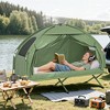 Outsunny Camping Tent Cot, Single Person Folding Cot Combo, Off-Ground Tent, Covered Outdoor Bed with Carry Bag for Hiking, Camping - 3 of 4