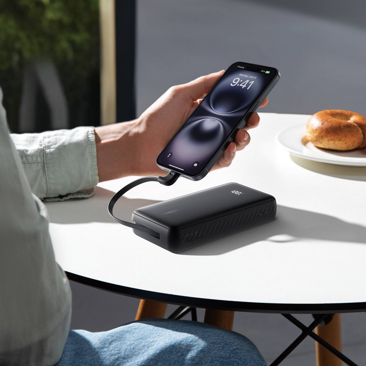 Anker 20000 mAh Power Delivery 22.5W Built in C Cable - thumbnail 3