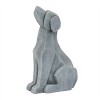 Modern Sitting Dog and Cat Statue (Set of 2) - 3 of 3