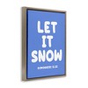 Stupell Industries Snow Somewhere Else Floating Frame Canvas Art - 2 of 4