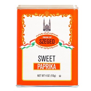 Szeged | Pride of Szeged Sweet Paprika Powder | 4 oz | Gourmet Spice | 1-Pack - 1 of 4